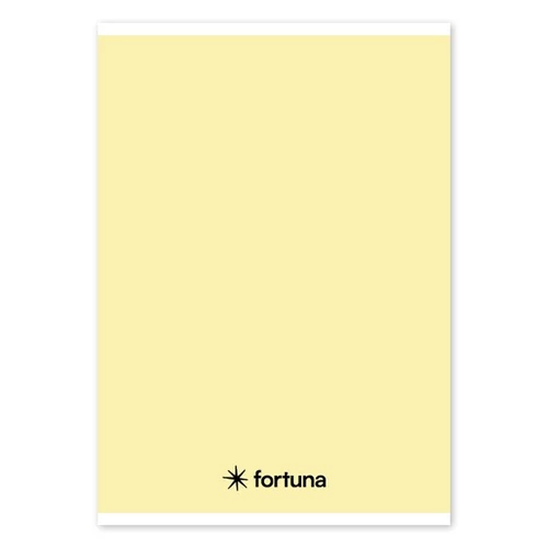 Füzet vonalas FORTUNA Monocolor A/5 32 lapos pasztell sárga