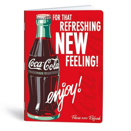 Füzet vonalas LIPAMILL A/4 40 lapos Coca Cola