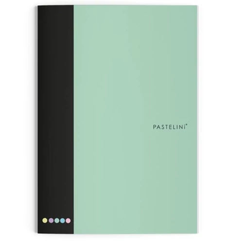 Füzet vonalas PASTELINI 444 A/4 40 lapos extra kapcsos zöld
