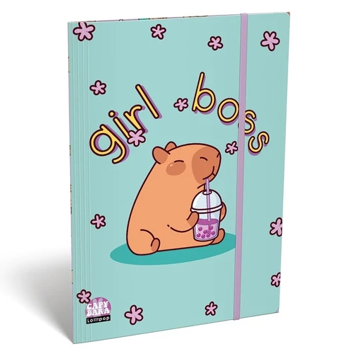 Gumis mappa LIZZYSULI A/5 Lollipop Capybara