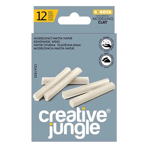 Gyurma CREATIVE JUNGLE grey natúr 12 darabos