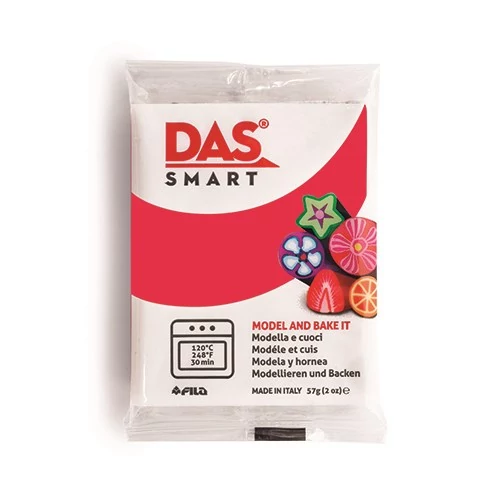 Gyurma DAS Smart süthető és modellező gyurma 57 g piros