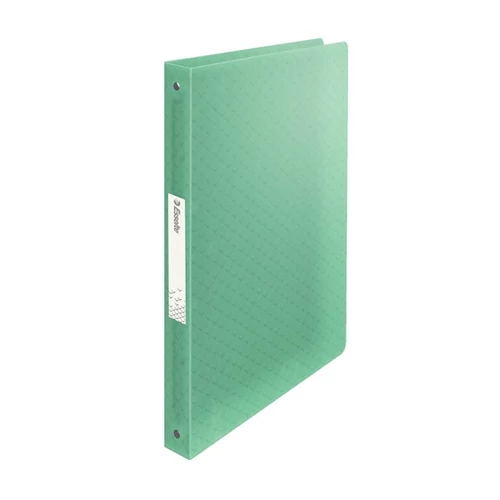 Gyűrűskönyv ESSELTE Colour Breeze A/4 25 mm 4 gyűrű PP átlátszó zöld