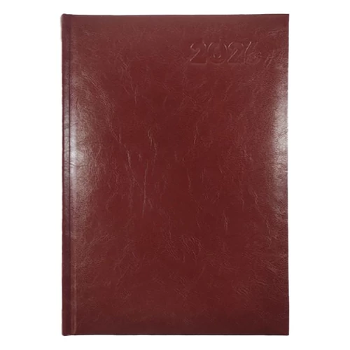 Határidőnapló FORTUNA A/5 napi barna 2026.