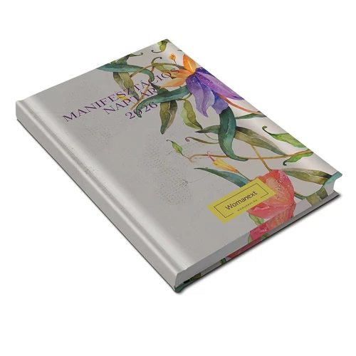 Határidőnapló REALSYSTEM Womanext A/5 heti fehér lapos Orient 2026.