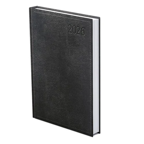 Határidőnapló TOPTIMER Traditional T021 A/5 napi fehér lapos fekete 2026.