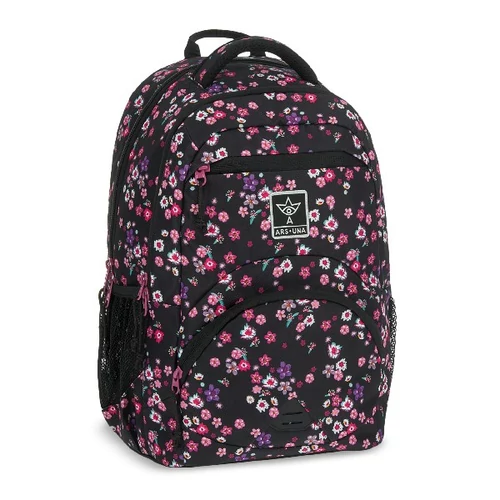 Hátizsák ARS UNA ergonomikus 27L Pearl Blossom Black