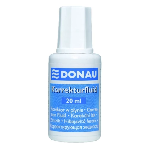 Hibajavító folyadék DONAU ecsetes oldószeres 20 ml