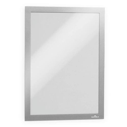 Infokeret DURABLE Duraframe A/4 sima felületre mágneses ezüst 2 darabos