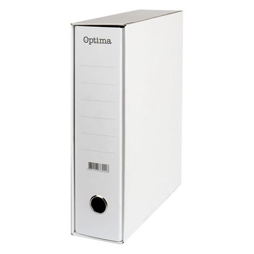 Iratrendező tokos OPTIMA A/4 80mm fehér