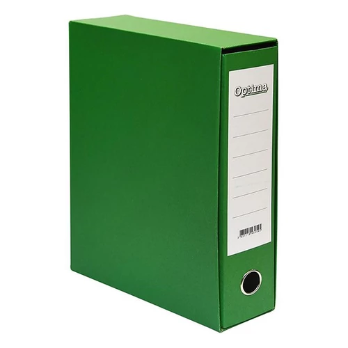 Iratrendező tokos OPTIMA A/4 80mm zöld