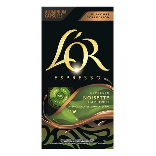 Kávékapszula L`OR Mogyorós Nespresso kompatibilis 10 kapszula/doboz