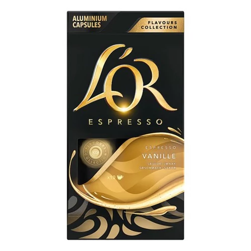 Kávékapszula L`OR Vanille Nespresso kompatibilis 10 kapszula/doboz