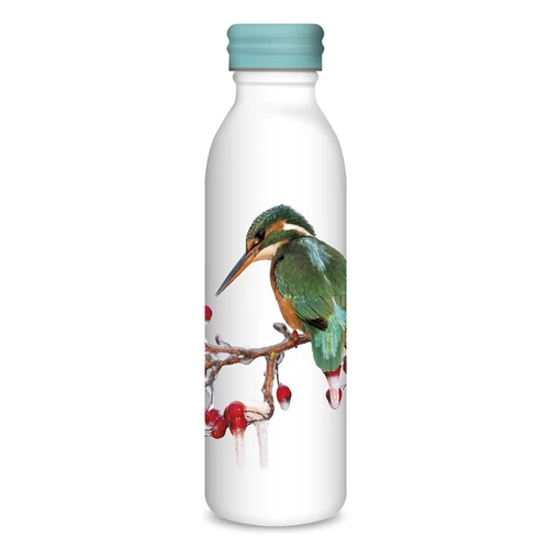 Kulacs duplafalú ARS UNA fém 600 ml Máté Bence-Kingfisher 5534
