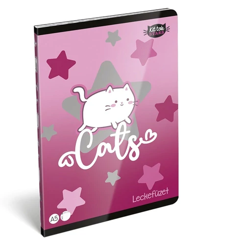 Leckefüzet LIZZYSULI A/5 40 lapos Kittok Stars Purrfect