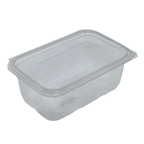 Műanyag salátás egybefedeles tál PET 1000 ml 100 darabos