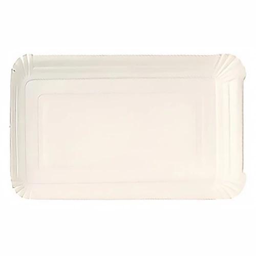 Papírtálca szögletes eldobható 130x205 250 darabos