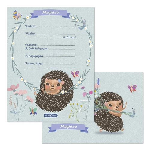Partimeghívó ARS UNA 10 ív+10 db boríték Fresh Flowers 5535