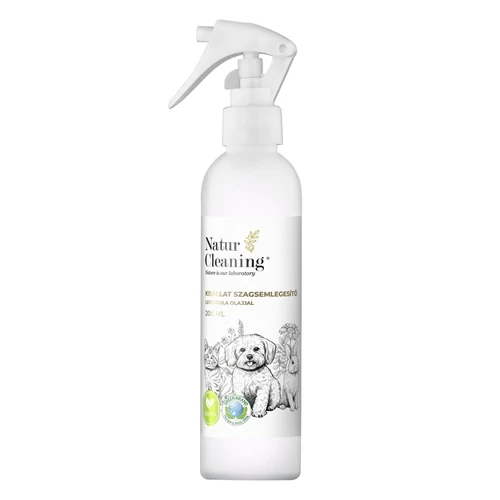 Szagsemlegesítő NATURCLEANING kisállatokhoz 200 ml