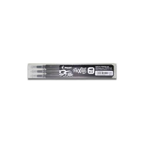 Tollbetét roller PILOT Frixion Clicker/Ball radírozható 0,25 mm fekete 3 darabos