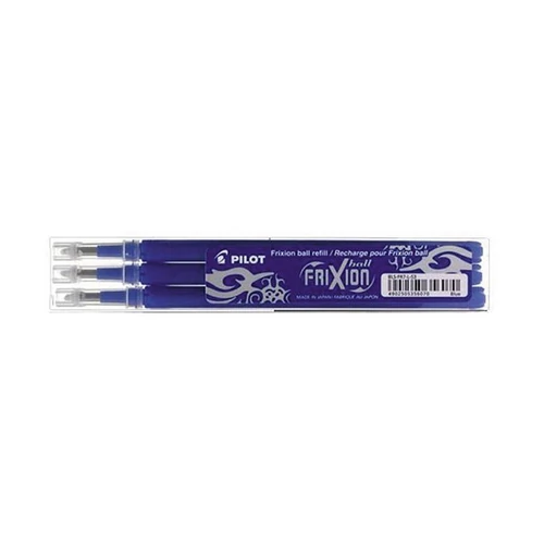 Tollbetét roller PILOT Frixion Clicker/Ball radírozható 0,35 mm kék 3 darabos