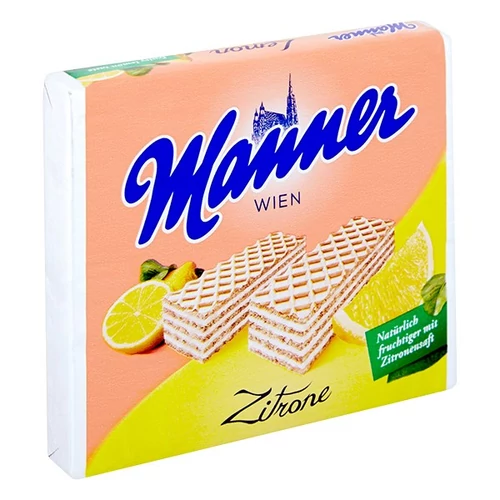 Töltött ostya MANNER citromos 75 g