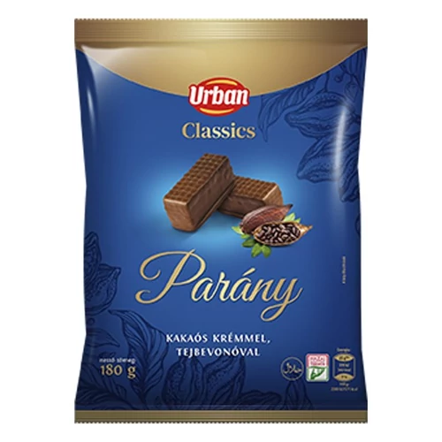 Töltött ostya URBAN Classic tejparány 180 g