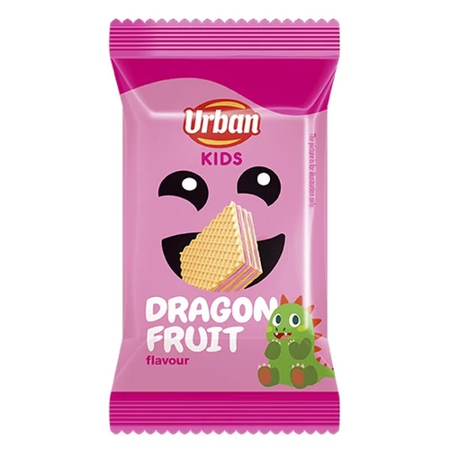 Töltött ostya URBAN Kids sárkánygyümölcsös szelet 20 g
