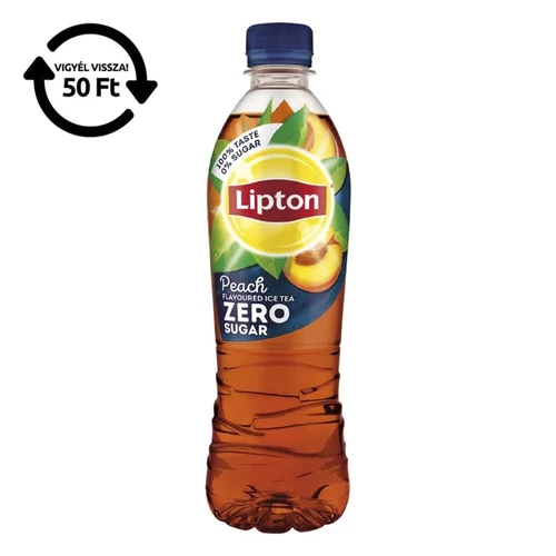Üdítőital szénsavmentes LIPTON Ice Tea Barack Zero 0,5L DRS