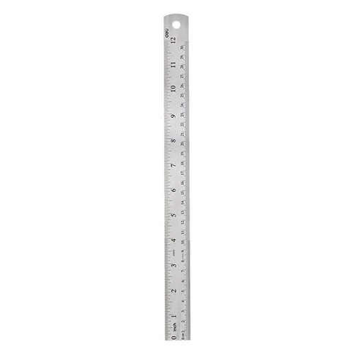 Vonalzó DELI fém 30 cm