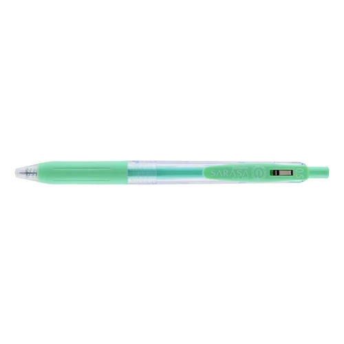 Zseléstoll ZEBRA Sarasa Clip Milk nyomógombos 0,5 mm pasztell zöld